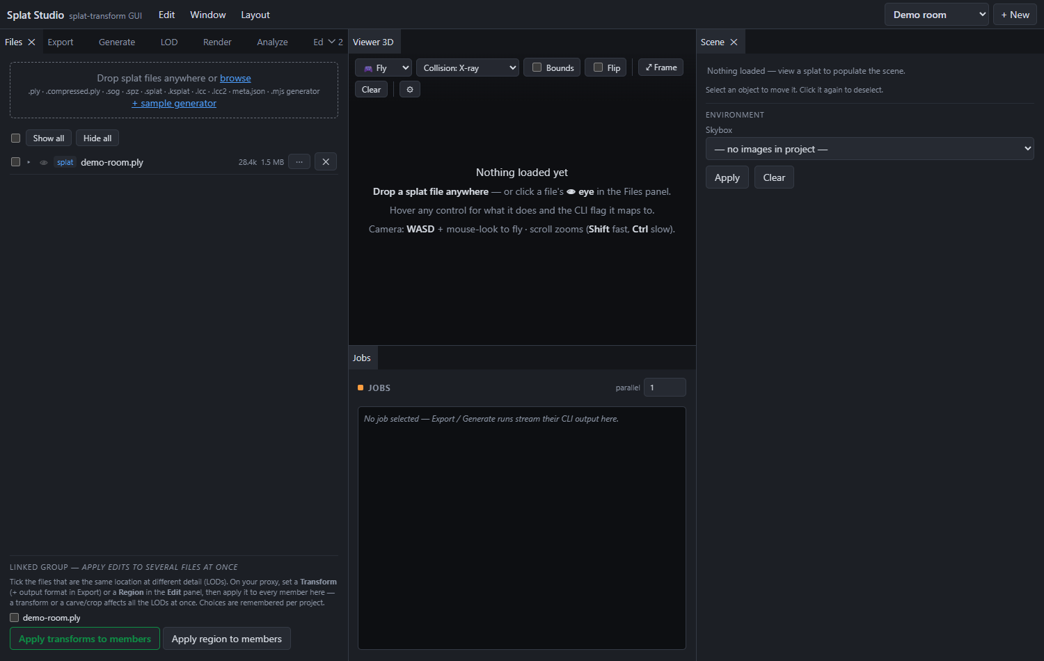 Splat Studio overview